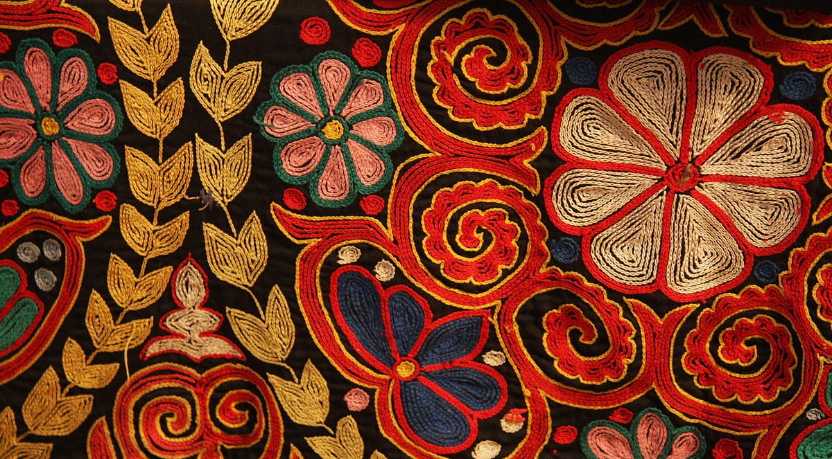 Chikan Embroidery work